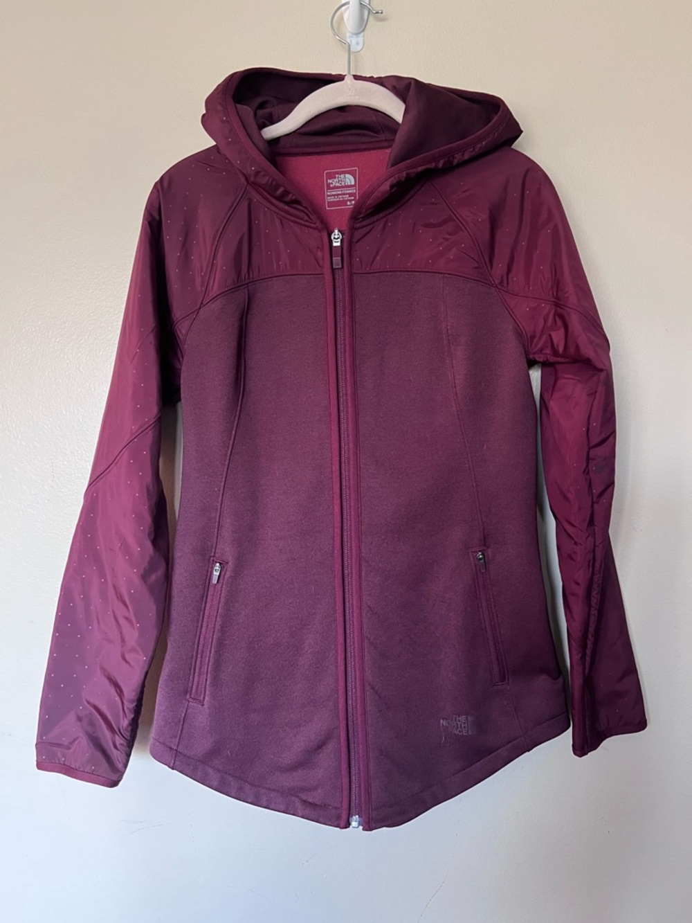 The North Face Women's Burgundy Hooded Utility Jacket